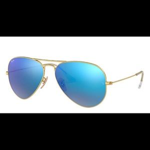 SOLD!!!!! Ray-Ban Blue Aviator Sunglasses